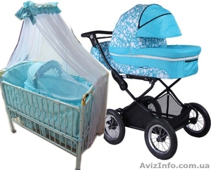 Акция! Коляска 2 в 1 Geoby + кроватка Geoby. Новое. Качество