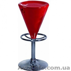 Стул барный Коно красный,белый,черный - <ro>Изображение</ro><ru>Изображение</ru> #2, <ru>Объявление</ru> #1477633