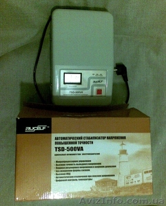 Продам стабилизатор напряжения RUSELF TSD-500VA  - <ro>Изображение</ro><ru>Изображение</ru> #1, <ru>Объявление</ru> #1525848