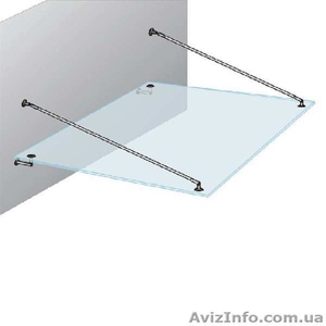 Качественная стальная фурнитура для стеклянных козырьков  - <ro>Изображение</ro><ru>Изображение</ru> #2, <ru>Объявление</ru> #1584934