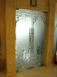 Двери распашные, раздвижные из стекла под заказ - <ro>Изображение</ro><ru>Изображение</ru> #1, <ru>Объявление</ru> #1585498