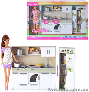 Кукла Defa с кухонным гарнитуром 6085 (2 вида) - <ro>Изображение</ro><ru>Изображение</ru> #1, <ru>Объявление</ru> #1593060