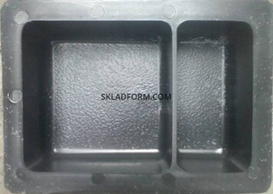 Формы для тротуарной плитки Клевер гладкий 4, 5 см