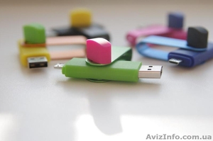 Флешка 2 в 1 USB для андроид 32Gb USB+OTG Много цветов( Проверенные) - <ro>Изображение</ro><ru>Изображение</ru> #1, <ru>Объявление</ru> #1643926