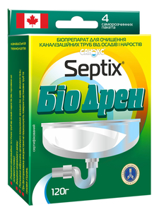 Биопрепарат Bio Septix БИО ДРЕН для очистки труб - Изображение #1, Объявление #1247928