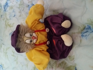 Продам игрушку Клоун. В сиреневой шляпе.   - <ro>Изображение</ro><ru>Изображение</ru> #1, <ru>Объявление</ru> #1701189