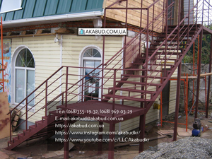 Производство и установка лестниц на металлическом каркасе по индивидуальному про - <ro>Изображение</ro><ru>Изображение</ru> #2, <ru>Объявление</ru> #1708660