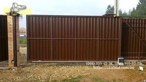 Встановлення та виготовлення навісів,  гаражних воріт,  металевих в'їзних воріт,  п