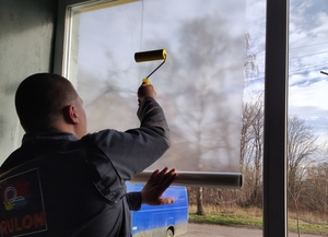 Плівка самоклеюча захисна напівпрозора (універсальна) RULON 12 м²