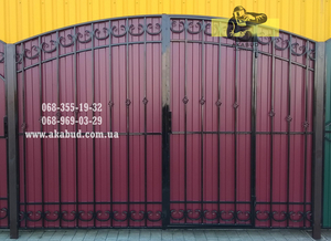 Ворота з профлиста у Кривому Розі від виробника - <ro>Изображение</ro><ru>Изображение</ru> #1, <ru>Объявление</ru> #1742717