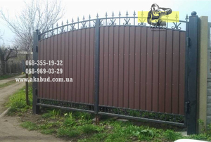 Ворота з профлиста у Кривому Розі від виробника - <ro>Изображение</ro><ru>Изображение</ru> #3, <ru>Объявление</ru> #1742717