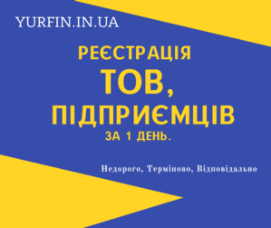 Реєстрація ФОП,  ТОВ,  ПП,  Дніпро та область (недорого)