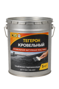 Тегерон Кровельный Ecobit ведро 5, 0 кг - кровельная битумная мастика . #1752279