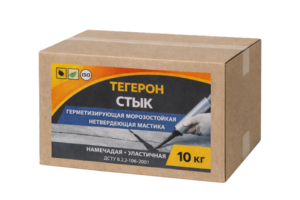 Тегерон Стык Экобит ящик 10 кг герметизирующая морозостойкая  мастика #1752385