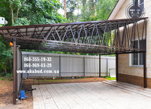 Навесы для авто и современные гаражи под ключ в Кривом Роге
