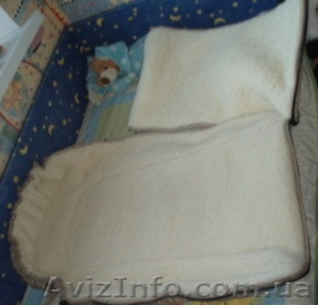 Новый, очень теплый, универсальный меховой конверт на натуральной овчине от 0 до - <ro>Изображение</ro><ru>Изображение</ru> #3, <ru>Объявление</ru> #132878