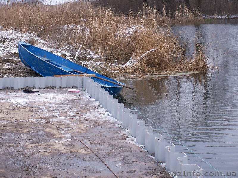 УКРЕПЛЕНИЕ  БЕРЕГОВ  шпунтом   ПВХ.  - <ro>Изображение</ro><ru>Изображение</ru> #4, <ru>Объявление</ru> #159636