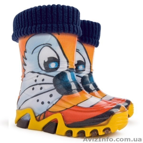 Резиновые сапоги детские для девочек и мальчиков - <ro>Изображение</ro><ru>Изображение</ru> #5, <ru>Объявление</ru> #260456