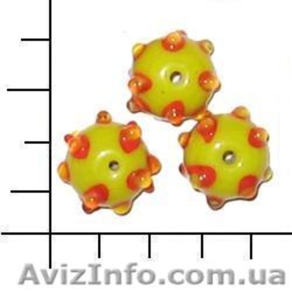 Стеклянные бусины ручной работы в стиле лемпворк из Индии - <ro>Изображение</ro><ru>Изображение</ru> #10, <ru>Объявление</ru> #291532