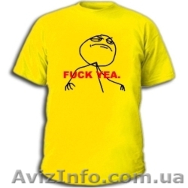 Футболки на заказ с логотипами, прикольными надписями и картинками. - <ro>Изображение</ro><ru>Изображение</ru> #5, <ru>Объявление</ru> #406729