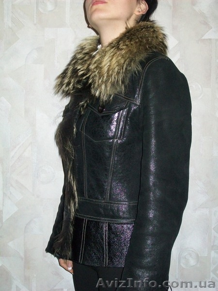 Продам дубленку с мехом енота - <ro>Изображение</ro><ru>Изображение</ru> #3, <ru>Объявление</ru> #505423