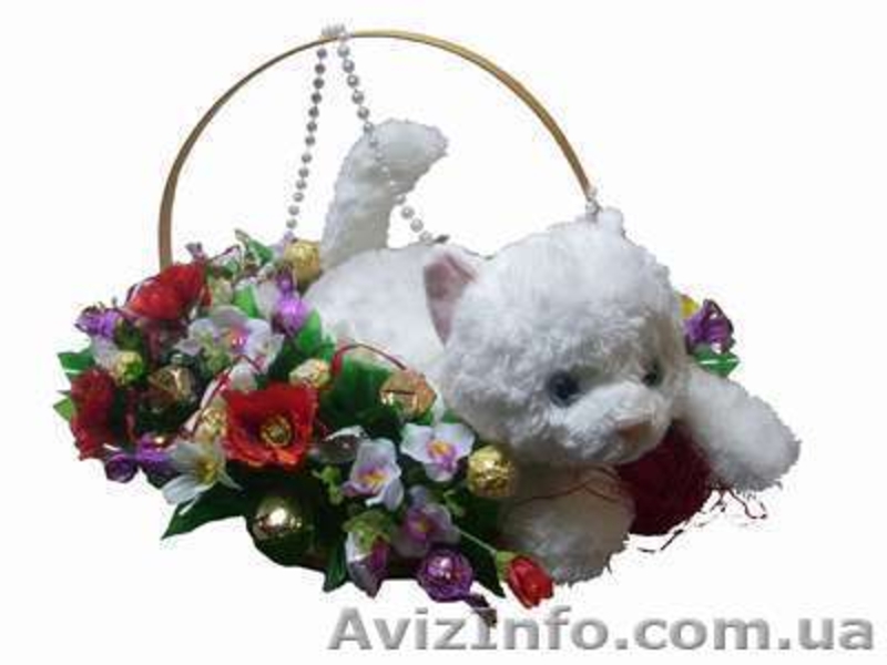 Изготовление подарков и букетов из конфет - <ro>Изображение</ro><ru>Изображение</ru> #6, <ru>Объявление</ru> #575278