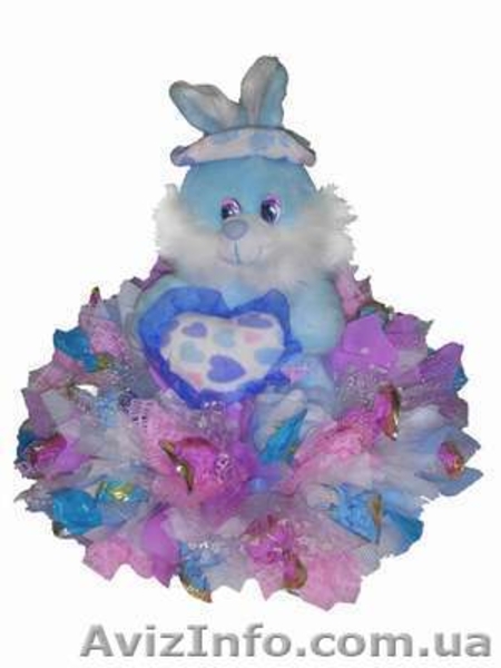 Изготовление подарков и букетов из конфет - <ro>Изображение</ro><ru>Изображение</ru> #10, <ru>Объявление</ru> #575278