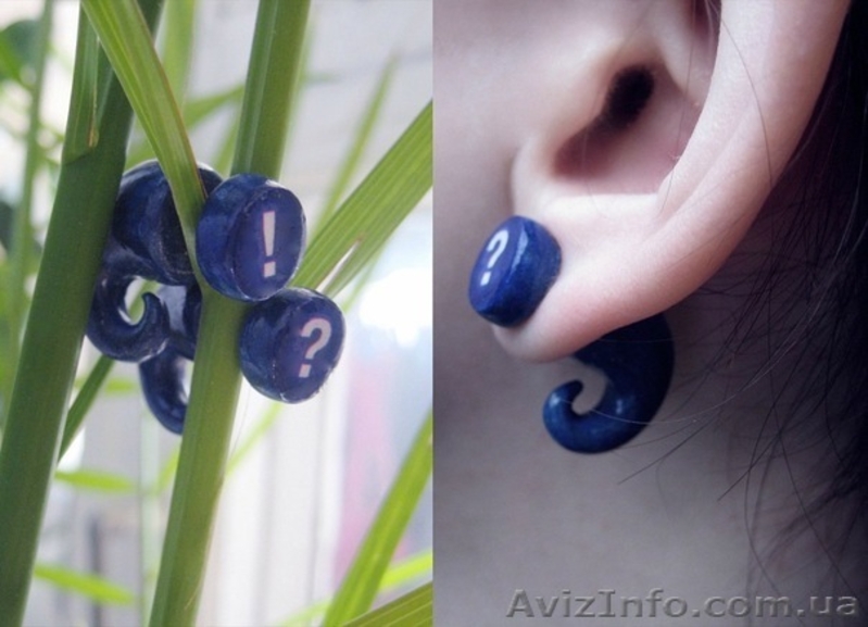 Плаги, Псевдо-плаги. Украшения, Бижуткрия, Днепропетровск. - <ro>Изображение</ro><ru>Изображение</ru> #5, <ru>Объявление</ru> #608060