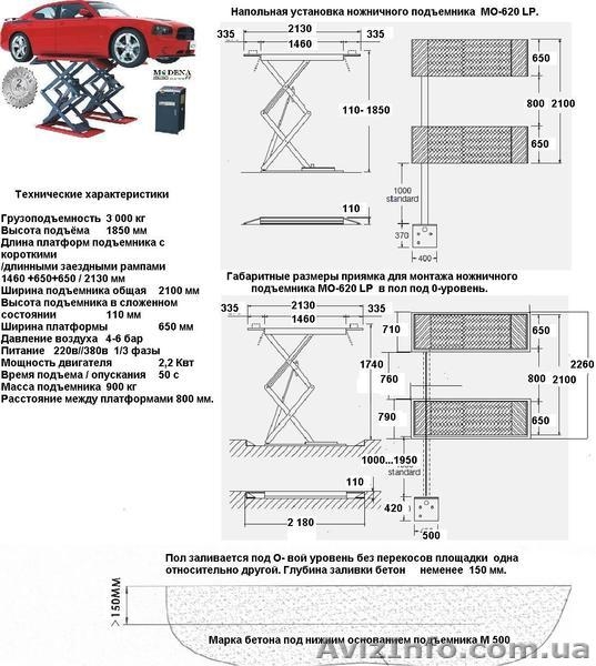 MO-610M.Подъемник ножничный электро гидравлический передвижной Для рих - <ro>Изображение</ro><ru>Изображение</ru> #8, <ru>Объявление</ru> #296491