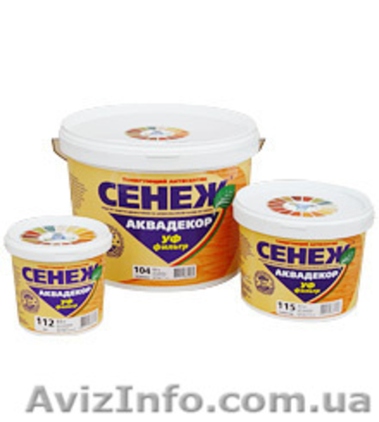 Антисептик «СЕНЕЖ АКВАДЕКОР» - <ro>Изображение</ro><ru>Изображение</ru> #1, <ru>Объявление</ru> #742527