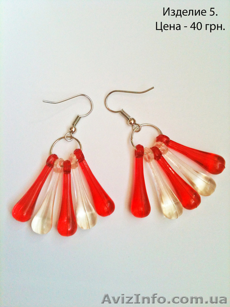 Продам серьги Hand-made - <ro>Изображение</ro><ru>Изображение</ru> #5, <ru>Объявление</ru> #749295