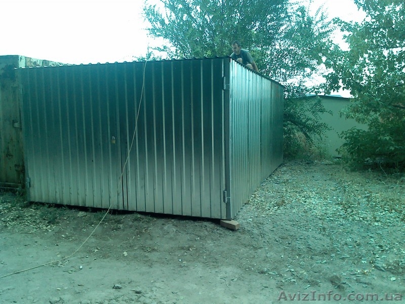 гараж металлический сборно разборной - <ro>Изображение</ro><ru>Изображение</ru> #3, <ru>Объявление</ru> #790772