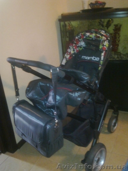 Универсальная коляска 2 в 1 MAMBA цвет Amore nero (limited edition) черный с цве - <ro>Изображение</ro><ru>Изображение</ru> #5, <ru>Объявление</ru> #761442