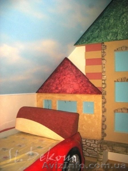 Роспись стен фрески барельефы декоративные покрытия роспись стен с 3d эффектом  - <ro>Изображение</ro><ru>Изображение</ru> #6, <ru>Объявление</ru> #807987