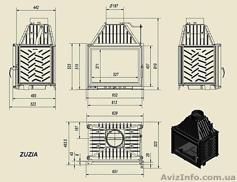 Каминные топки Kaw-Met W10-14 кВт и Kratki Zuzia 16 кВт - <ro>Изображение</ro><ru>Изображение</ru> #4, <ru>Объявление</ru> #806424