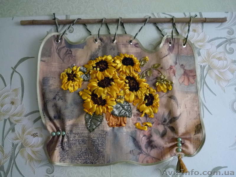 интересный дизайн штор,роспись,вышивка лентами - <ro>Изображение</ro><ru>Изображение</ru> #6, <ru>Объявление</ru> #862851