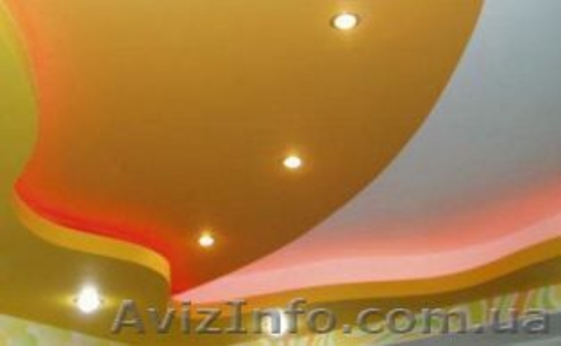 Натяжные потолки Днепропетровск  монтаж установка - <ro>Изображение</ro><ru>Изображение</ru> #3, <ru>Объявление</ru> #877167