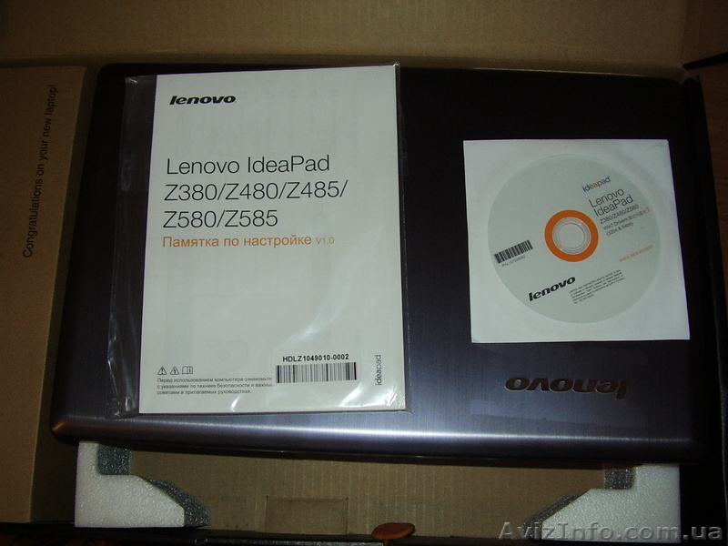 Ноутбук lenovo z580a grey - <ro>Изображение</ro><ru>Изображение</ru> #3, <ru>Объявление</ru> #895634