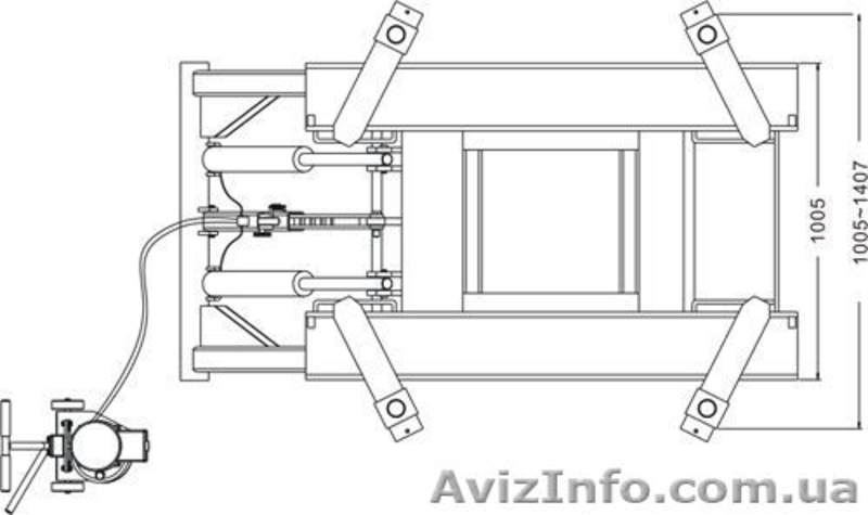 МО 610 MR Подъемник ножничный подкатной. 2,7 т. - <ro>Изображение</ro><ru>Изображение</ru> #3, <ru>Объявление</ru> #930596