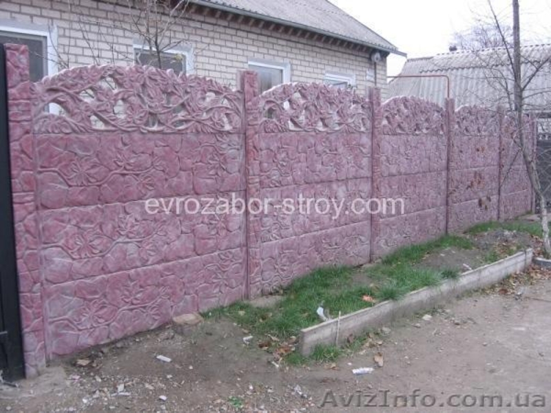 Еврозаборы бетонные Днепропетровск evrozabor-stroy.com  жби забор из профнастила - <ro>Изображение</ro><ru>Изображение</ru> #3, <ru>Объявление</ru> #924121