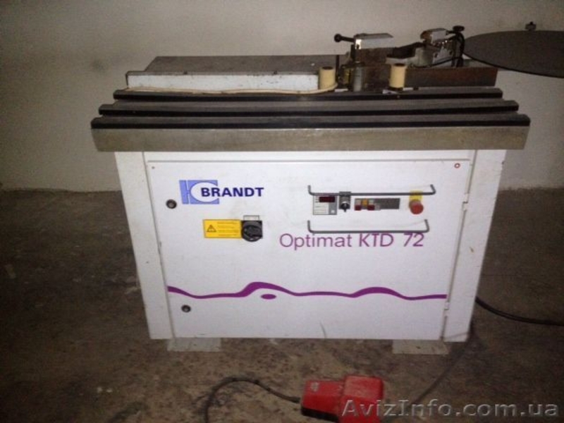 Продам кромкооблицовочный станок   BRANDT KTD 72 OPTIMAT  2001г.в.   - <ro>Изображение</ro><ru>Изображение</ru> #2, <ru>Объявление</ru> #955257
