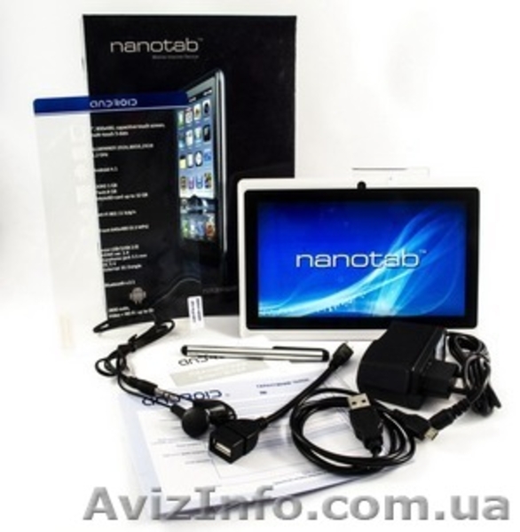 Планшет Nano-TAB, 2 ядра, Тайвань - <ro>Изображение</ro><ru>Изображение</ru> #2, <ru>Объявление</ru> #958717
