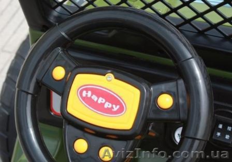 Новинка!  Детский электромобиль 618R  2-х местный внедорожник  на пульте управле - <ro>Изображение</ro><ru>Изображение</ru> #4, <ru>Объявление</ru> #985479