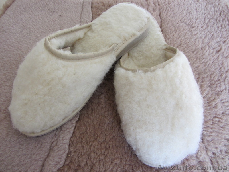 тапочки кожаные на овчине мужские и женские  - <ro>Изображение</ro><ru>Изображение</ru> #3, <ru>Объявление</ru> #986958