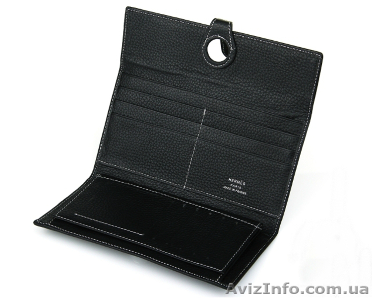 Кошелек HERMES 0-2035 BLACK - <ro>Изображение</ro><ru>Изображение</ru> #2, <ru>Объявление</ru> #1000751