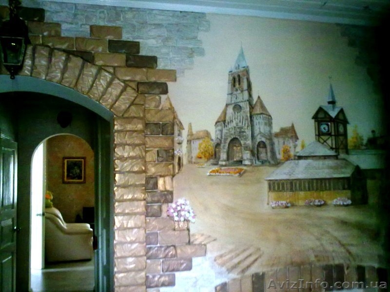 Художественная роспись в интерьере - <ro>Изображение</ro><ru>Изображение</ru> #8, <ru>Объявление</ru> #670918