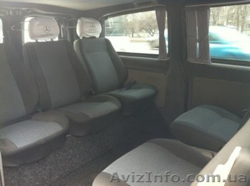 Пассажирские перевозки Mercedes Vito/Viano 6 мест (черный)  - <ro>Изображение</ro><ru>Изображение</ru> #3, <ru>Объявление</ru> #451521