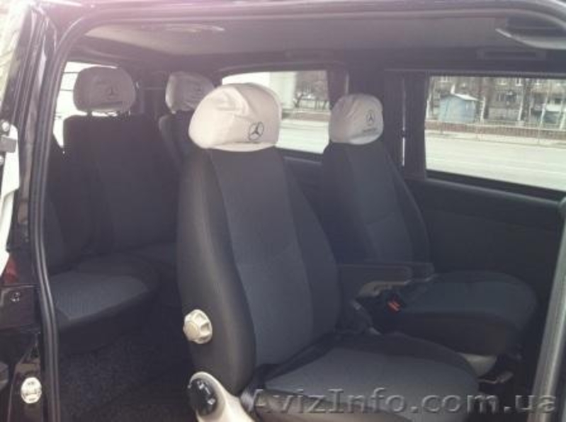 Пассажирские перевозки Mercedes Vito/Viano 6 мест (черный)  - <ro>Изображение</ro><ru>Изображение</ru> #4, <ru>Объявление</ru> #451521