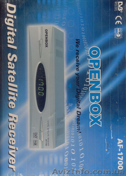 Спутниковый ресивер "OPENBOX" AF-1700 + кабель в ПК + пульт - <ro>Изображение</ro><ru>Изображение</ru> #1, <ru>Объявление</ru> #1094186