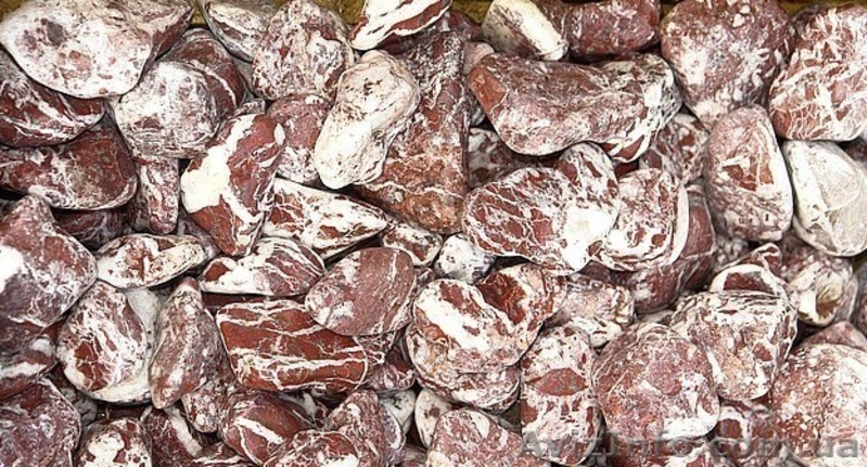 Галька красная бордовая, крошка бордовая, кирпично-розовая, бордо коралл - <ro>Изображение</ro><ru>Изображение</ru> #1, <ru>Объявление</ru> #1158206
